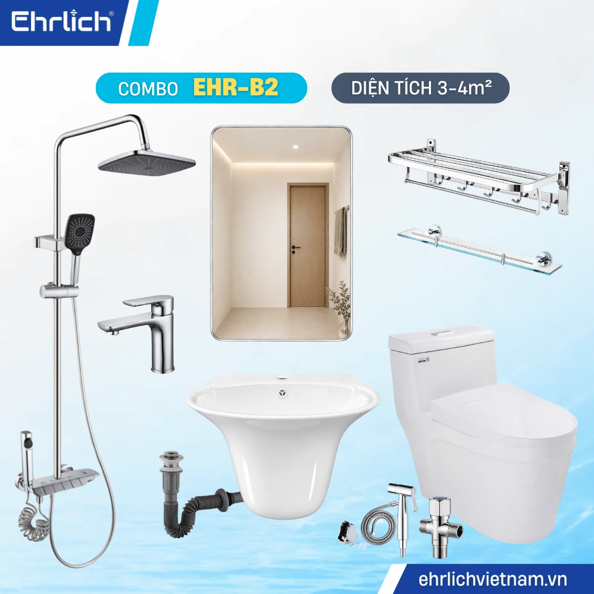 Combo Phòng Tắm EHR-B2