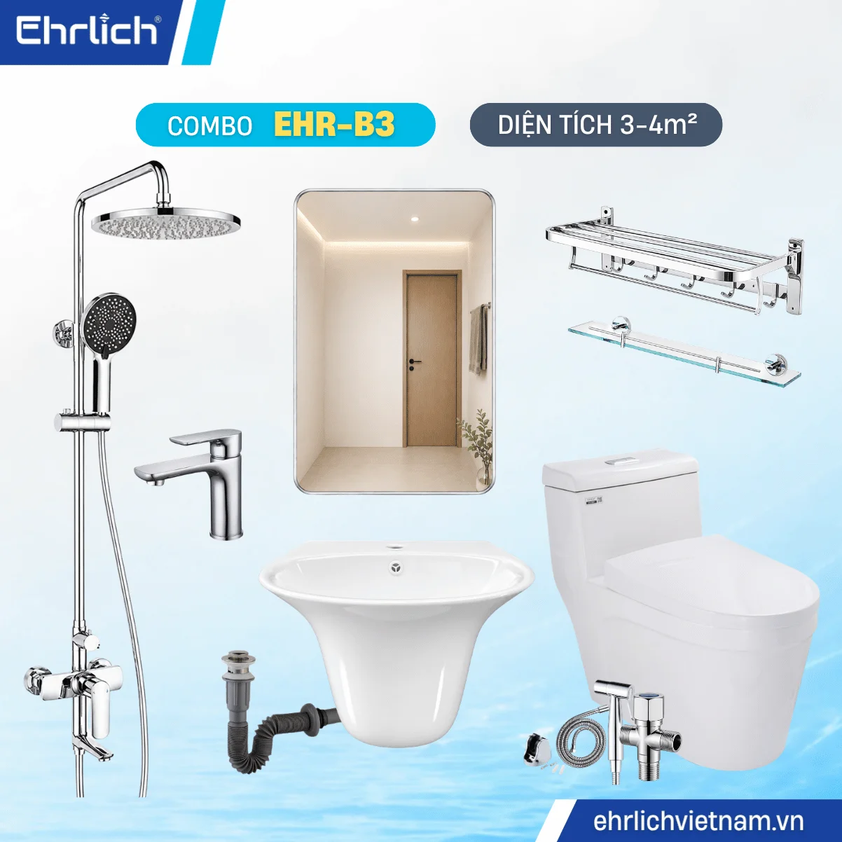 Combo Phòng Tắm EHR-B3