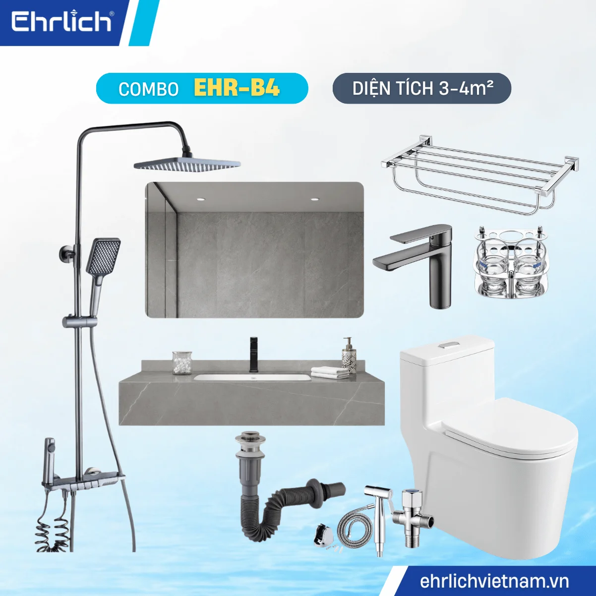 Combo Phòng Tắm EHR-B4
