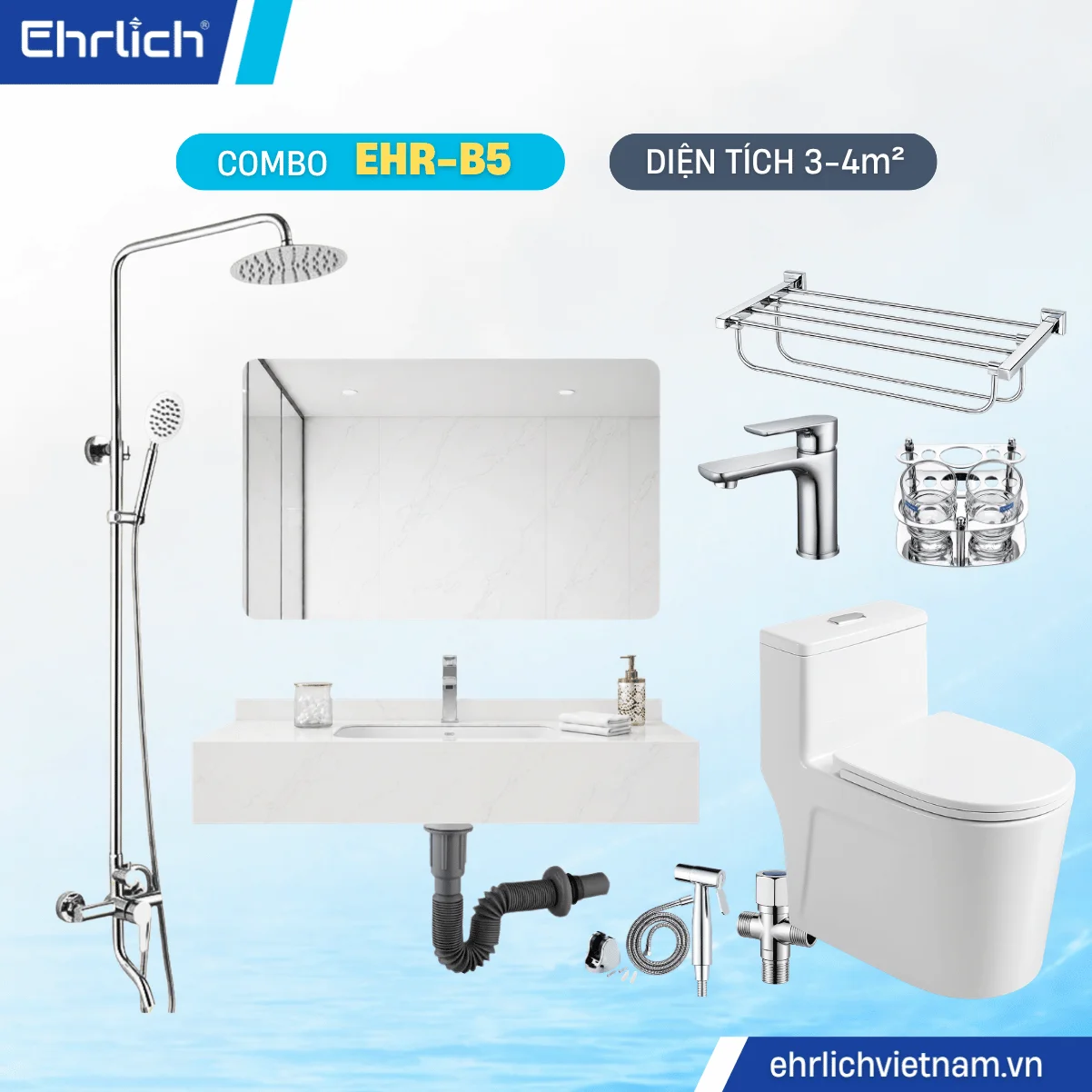 Combo Phòng Tắm EHR-B5