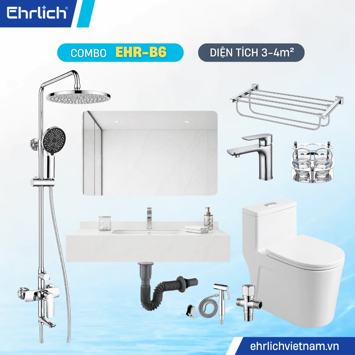 Combo Phòng Tắm EHR-B6