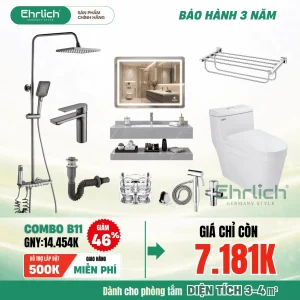 Combo thiết bị vệ sinh EHR-B11