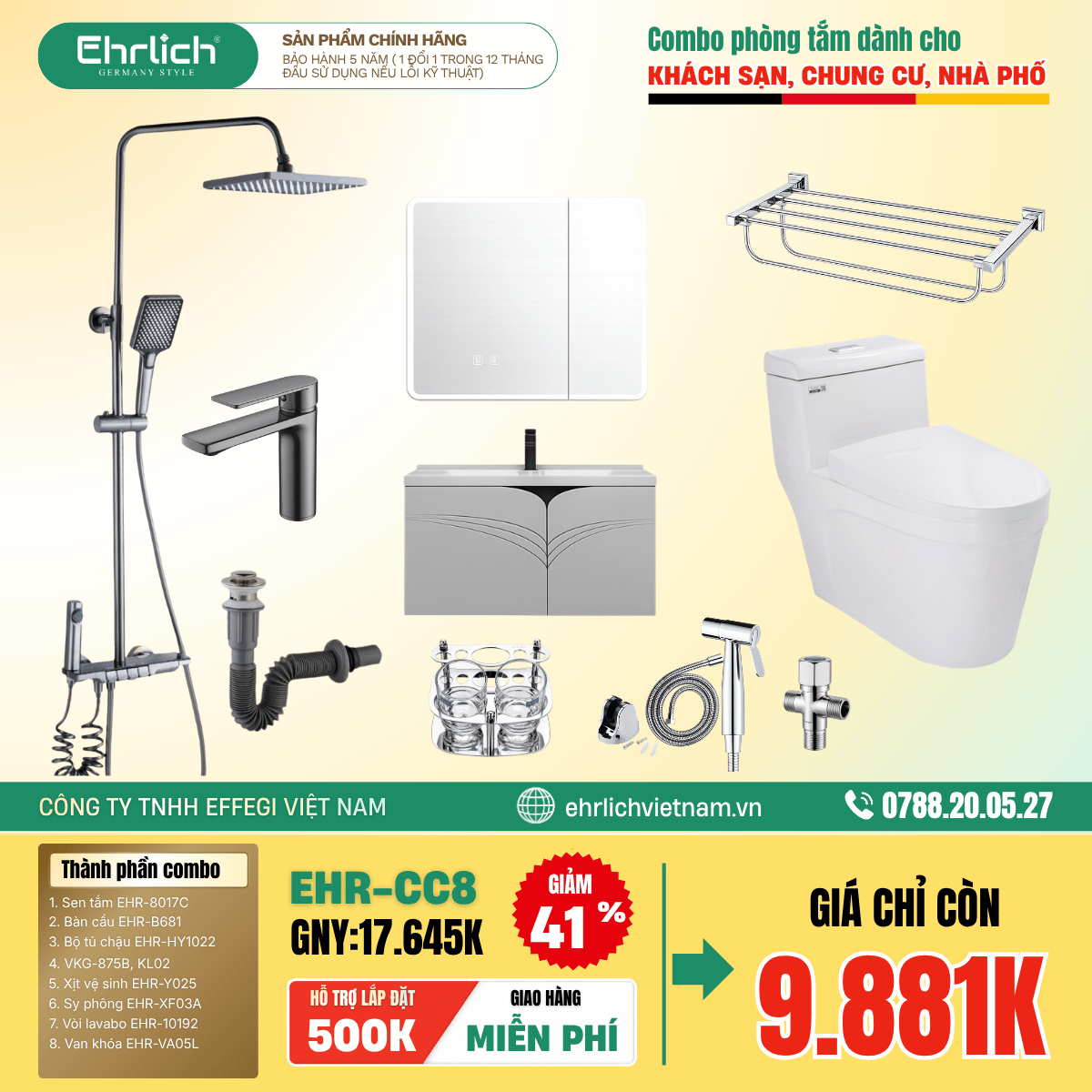 Combo EHR-CC8