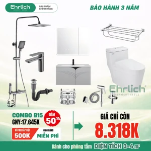 Combo thiết bị vệ sinh EHR-B15