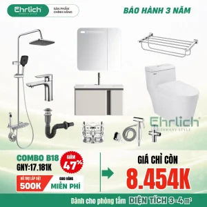 Combo thiết bị vệ sinh EHR-B18
