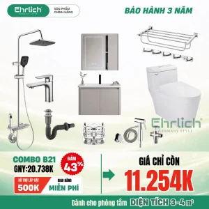 Combo thiết bị vệ sinh EHR-B21