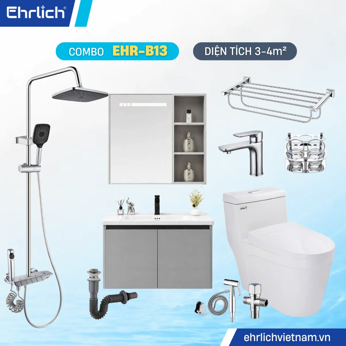 Combo Phòng Tắm EHR-B13