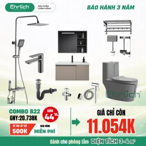 Combo thiết bị vệ sinh EHR-B22