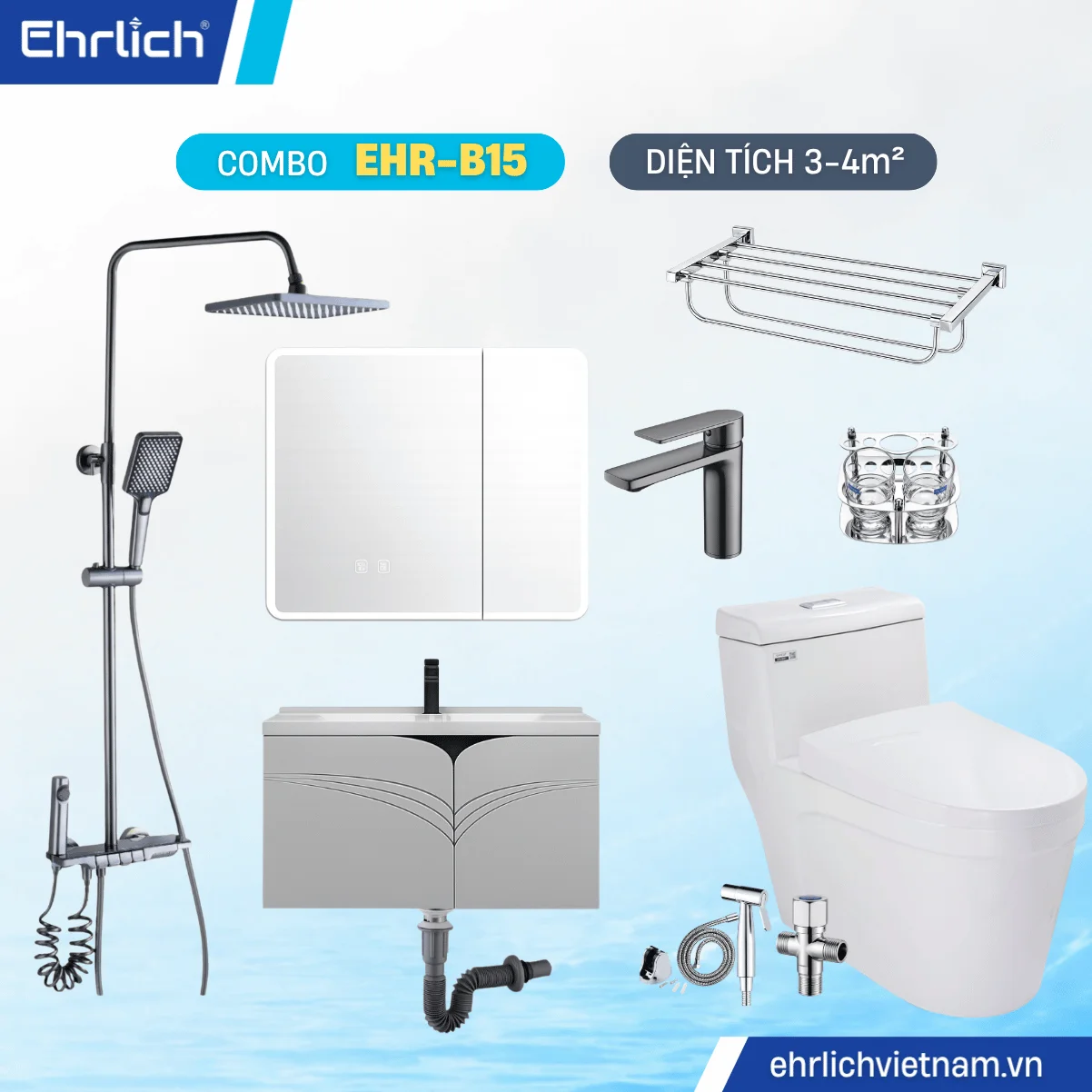 Combo Phòng Tắm EHR-B15