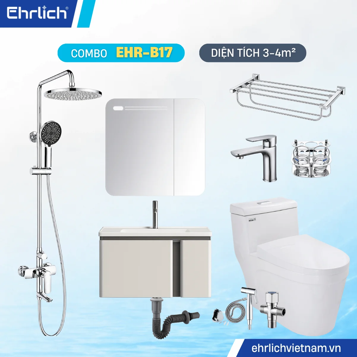 Combo Phòng Tắm EHR-B17