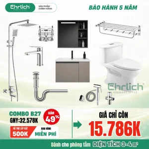 Combo thiết bị vệ sinh EHR-B27