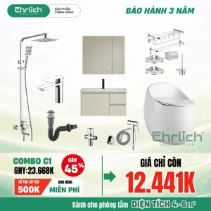 Combo thiết bị vệ sinh EHR-C1