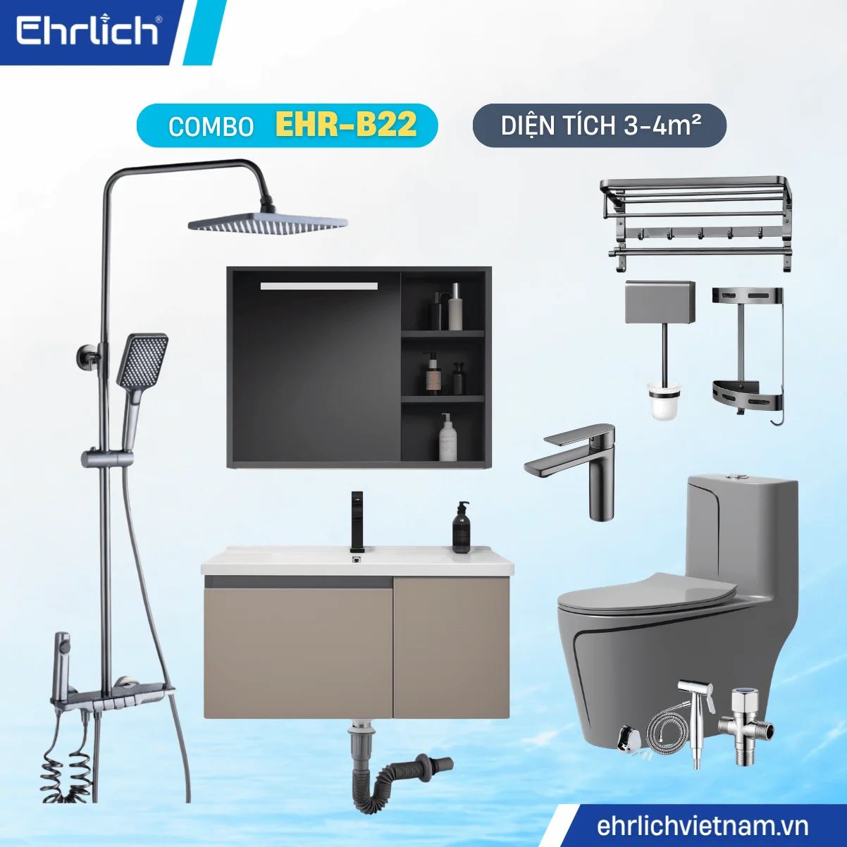 Combo Phòng Tắm EHR-B22