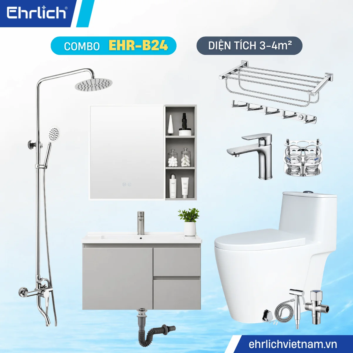 Combo Phòng Tắm EHR-B24