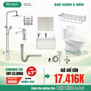 Combo thiết bị vệ sinh EHR-C5