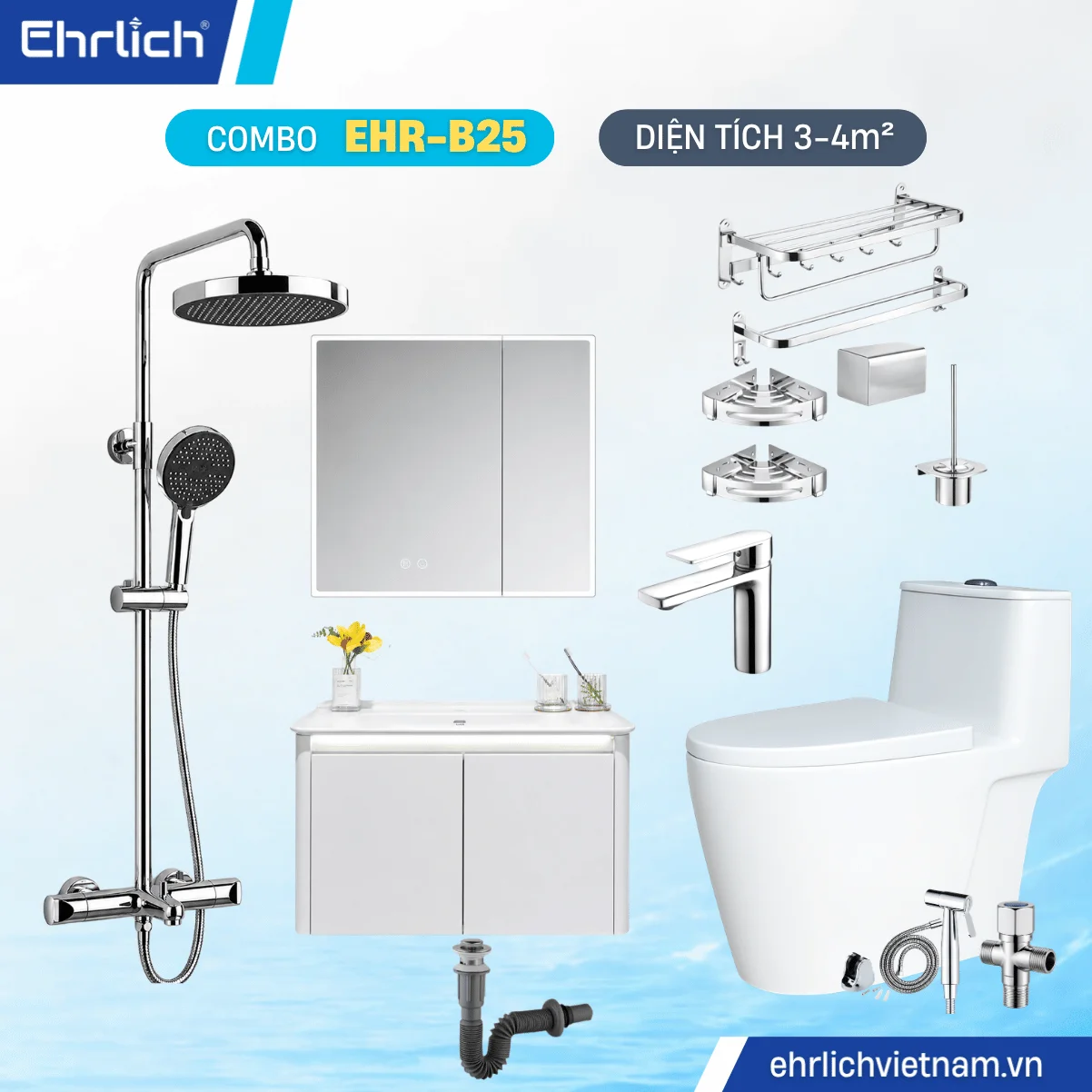 Combo Phòng Tắm EHR-B25