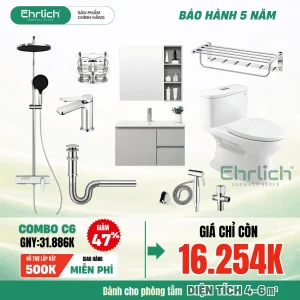 Combo thiết bị nhà tắm EHR-C6