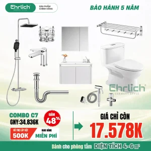 Combo thiết bị vệ sinh EHR-C7