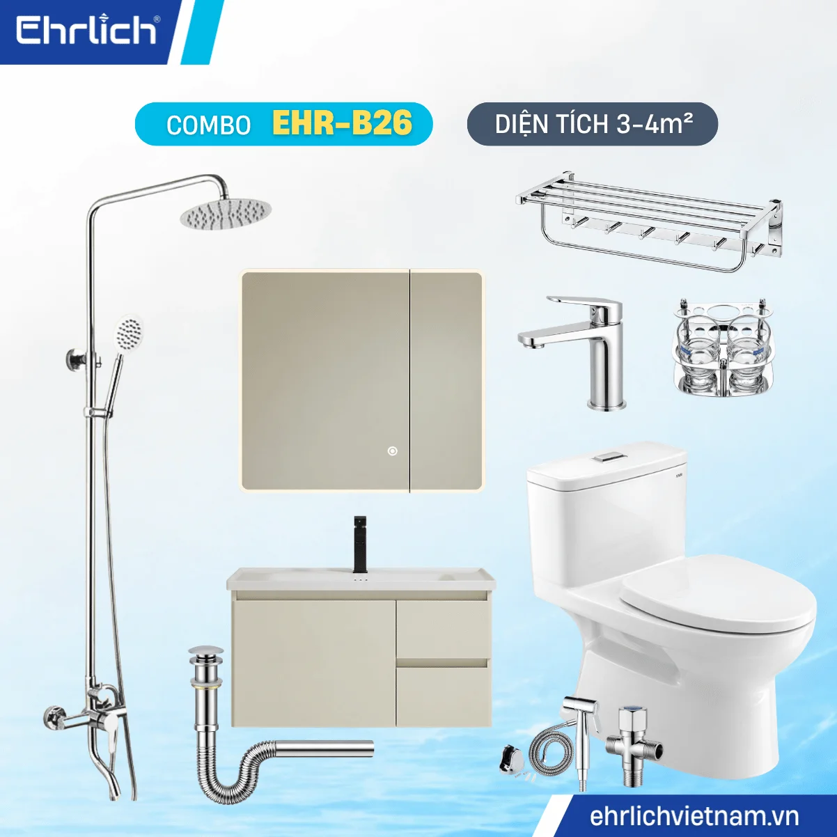 Combo Phòng Tắm EHR-B26