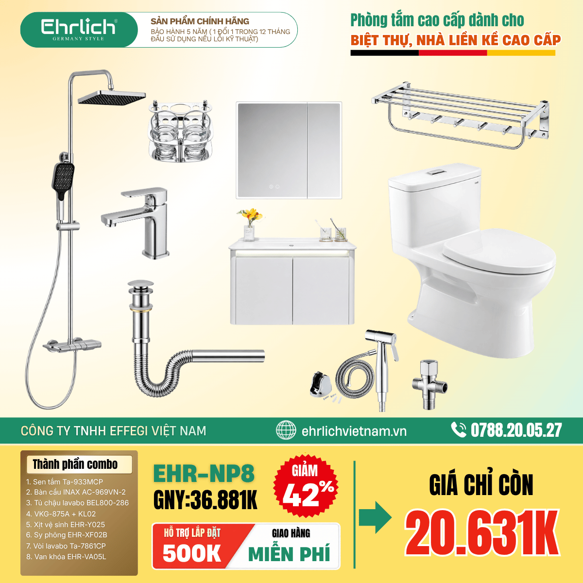 Combo EHR-NP8