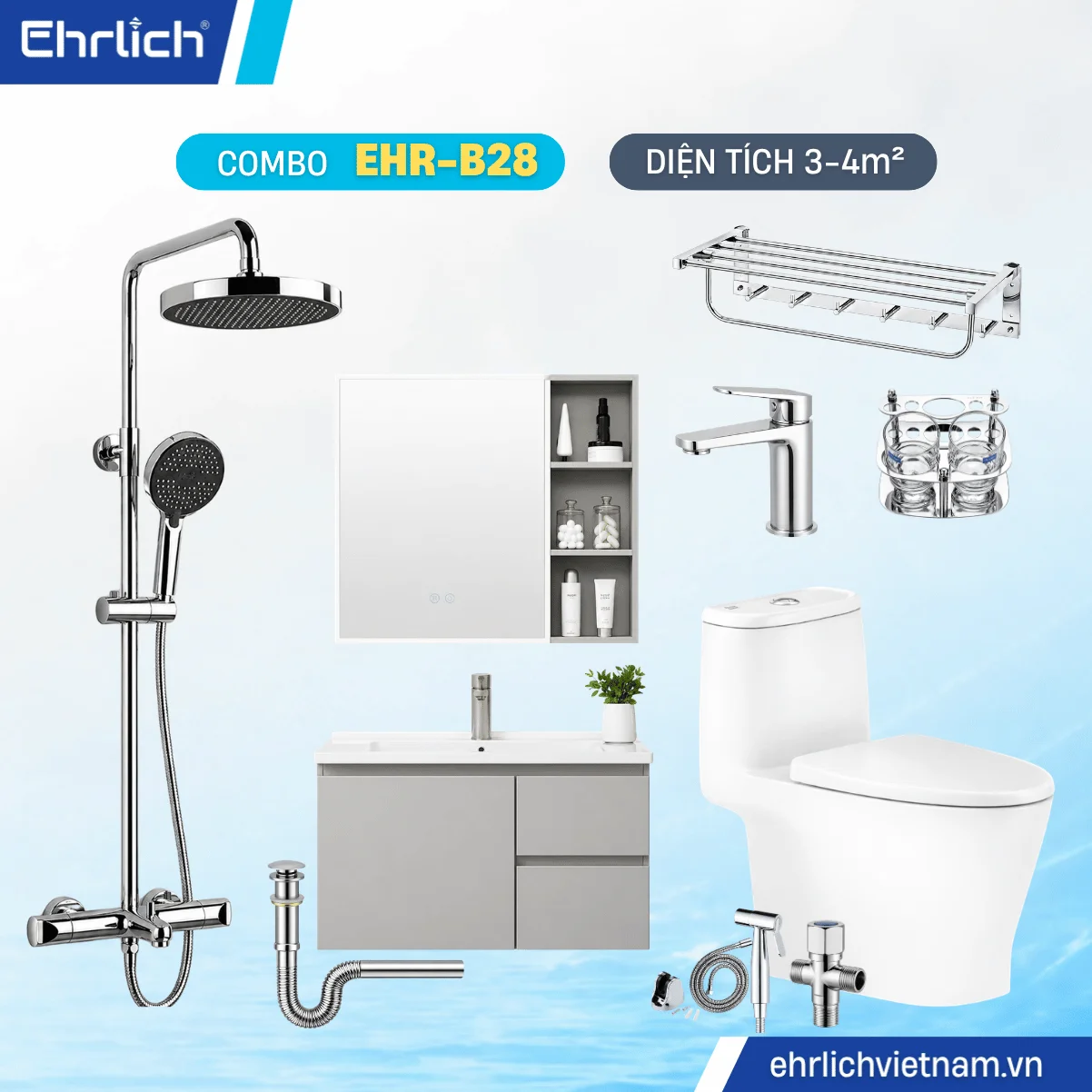 Combo Phòng Tắm EHR-B28