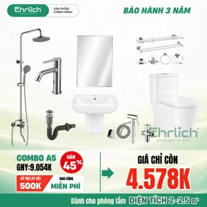 combo thiết bị vệ sinh A5