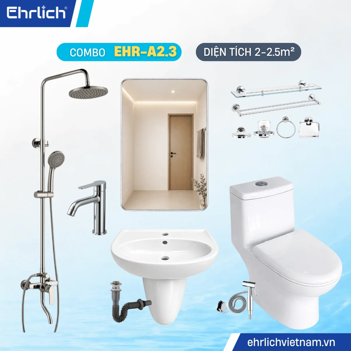 Combo Phòng Tắm EHR-A2.3