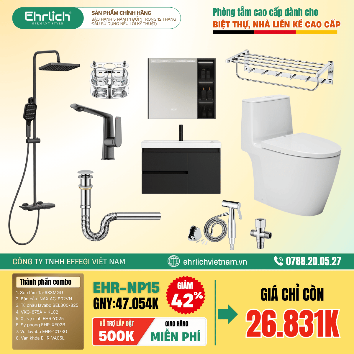 Combo EHR-NP15
