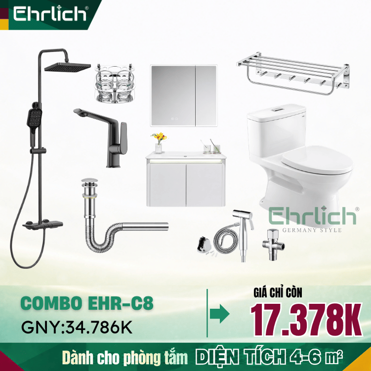 Combo Phòng Tắm EHR-C8