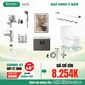 Combo thiết bị vệ sinh EHR-A7