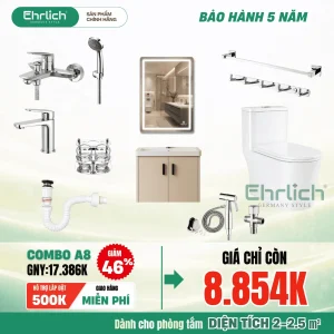 Combo thiết bị vệ sinh EHR-A8