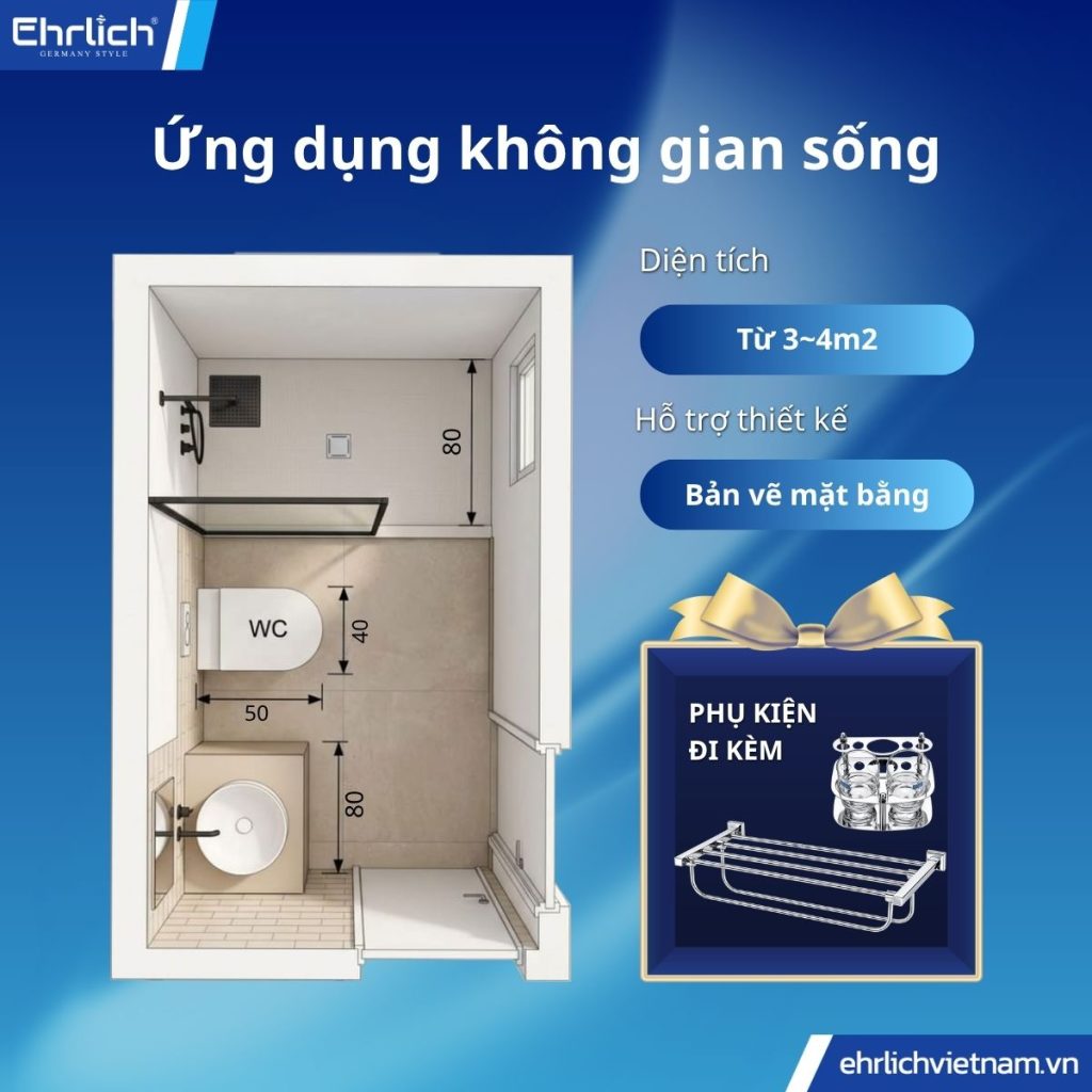 Combo thiết bị vệ sinh EHR-B5 (1)