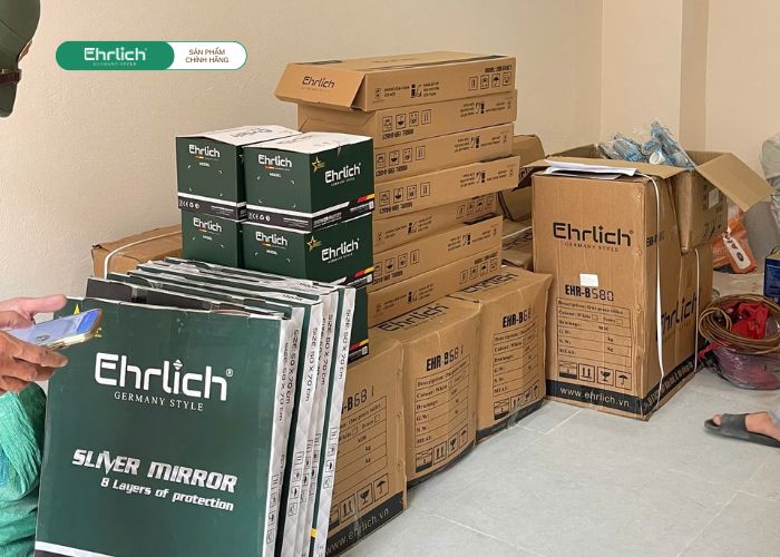 Bàn giao thiết bị Ehrlich Tại Hưng Yên
