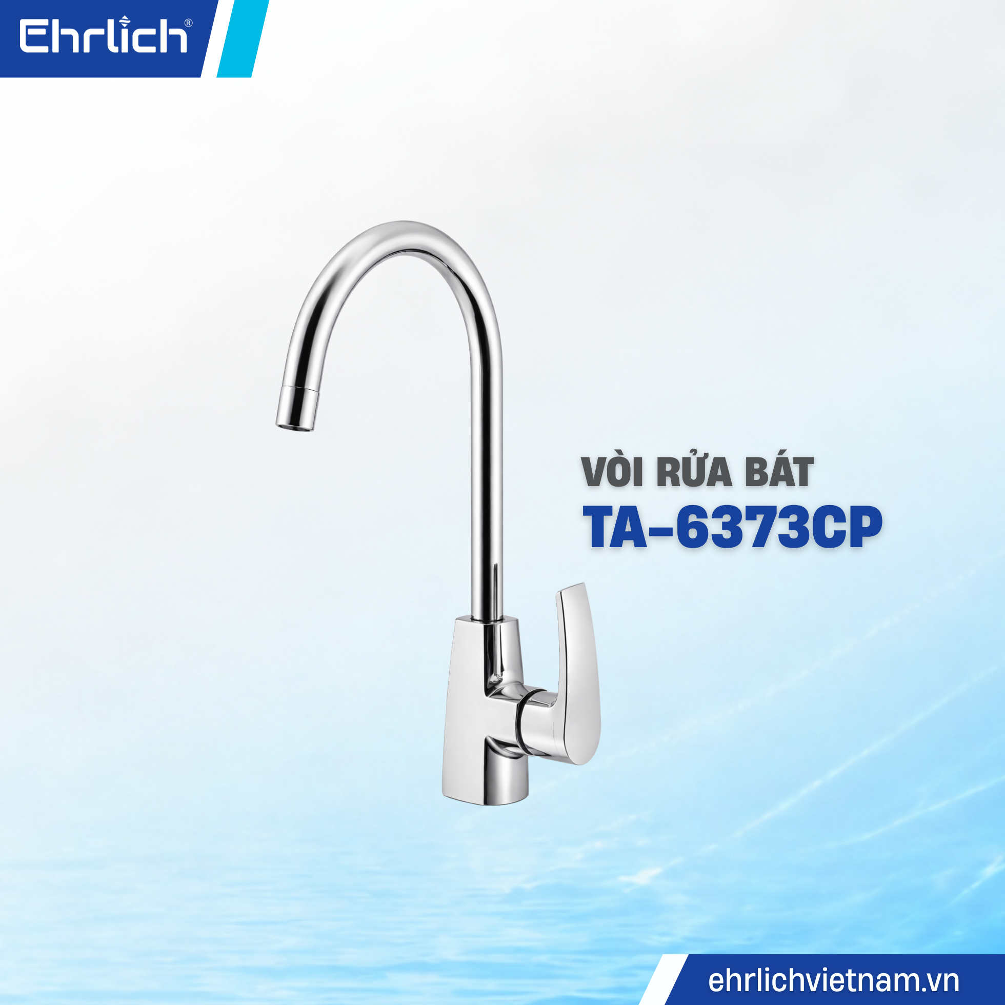 Vòi Rửa Bát Nóng Lạnh TA-6373CP Vòi Rửa Bát Nóng Lạnh TA-6373CP