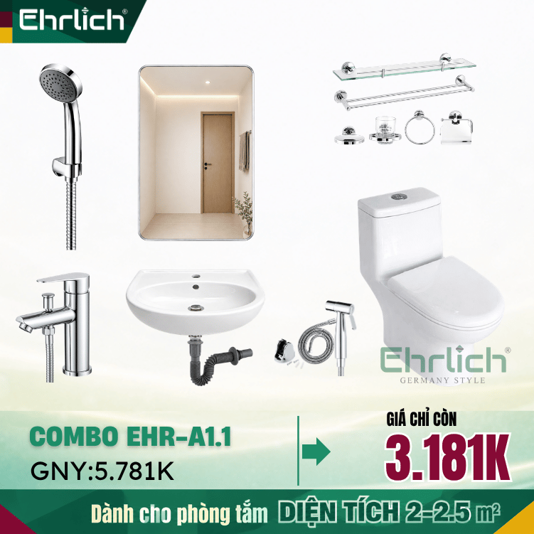 Combo Phòng Tắm EHR-A1.1
