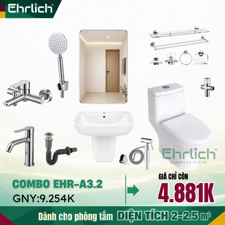 Combo Phòng Tắm EHR-A3.2