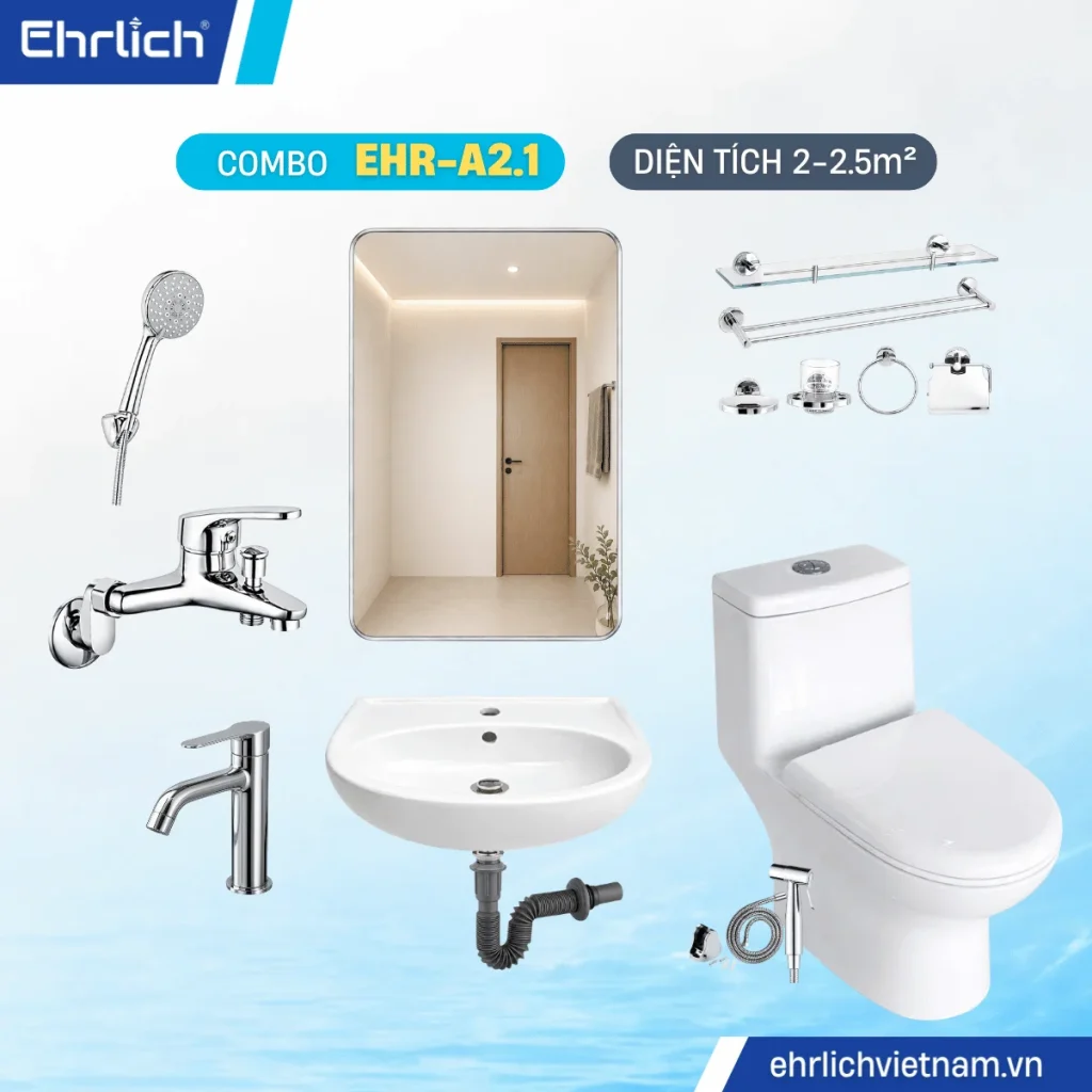 Combo thiết bị vệ sinh EHR-A2.1