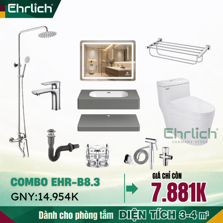 Combo Phòng Tắm EHR-B8.3