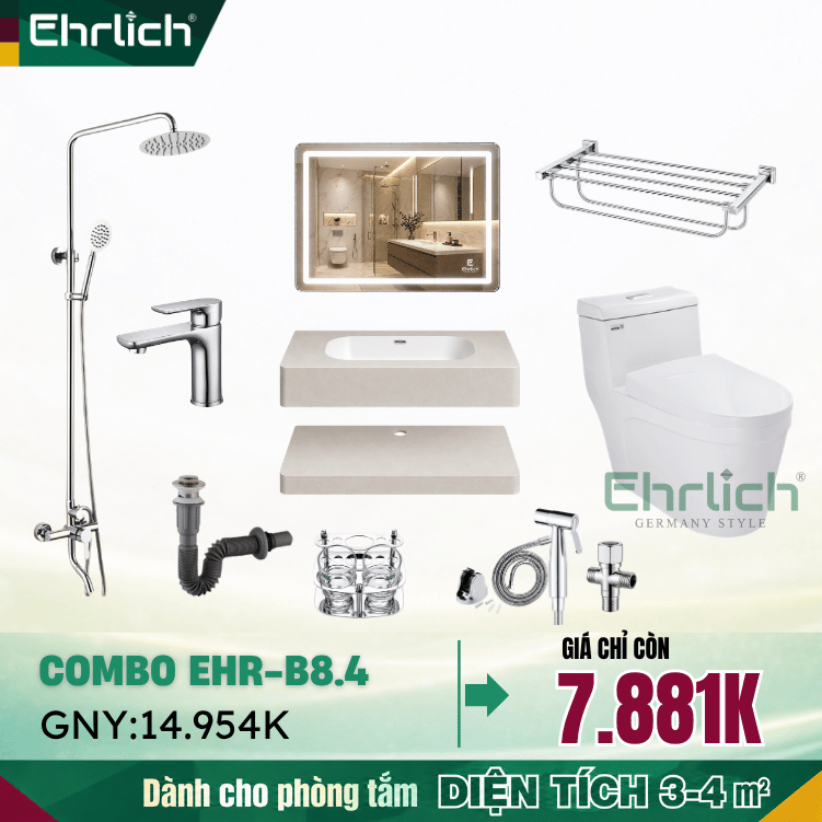 Combo Phòng Tắm EHR-B8.4