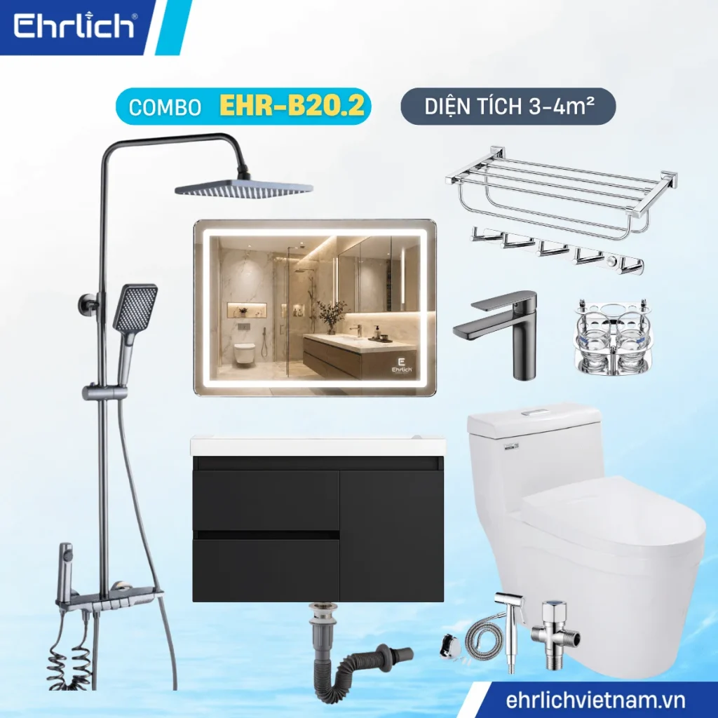 Combo thiết bị vệ sinh EHR-B20.2