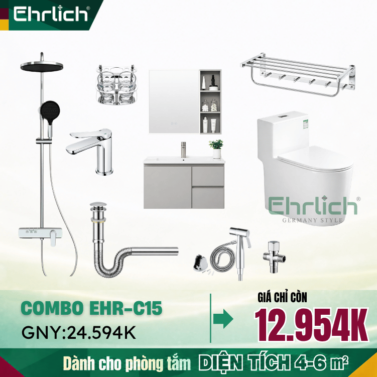 Combo Phòng Tắm EHR-C15