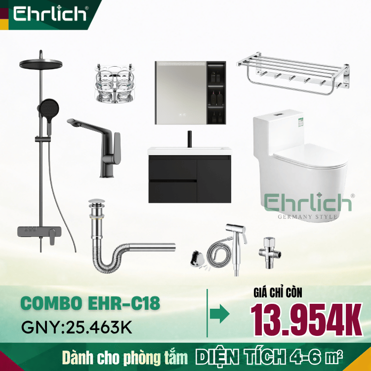 Combo Phòng Tắm EHR-C18