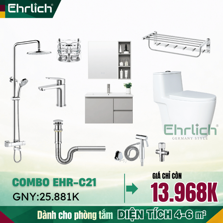Combo Phòng Tắm EHR-C21