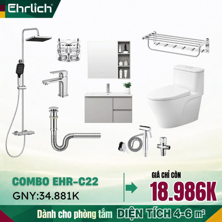 Combo Phòng Tắm EHR-C22