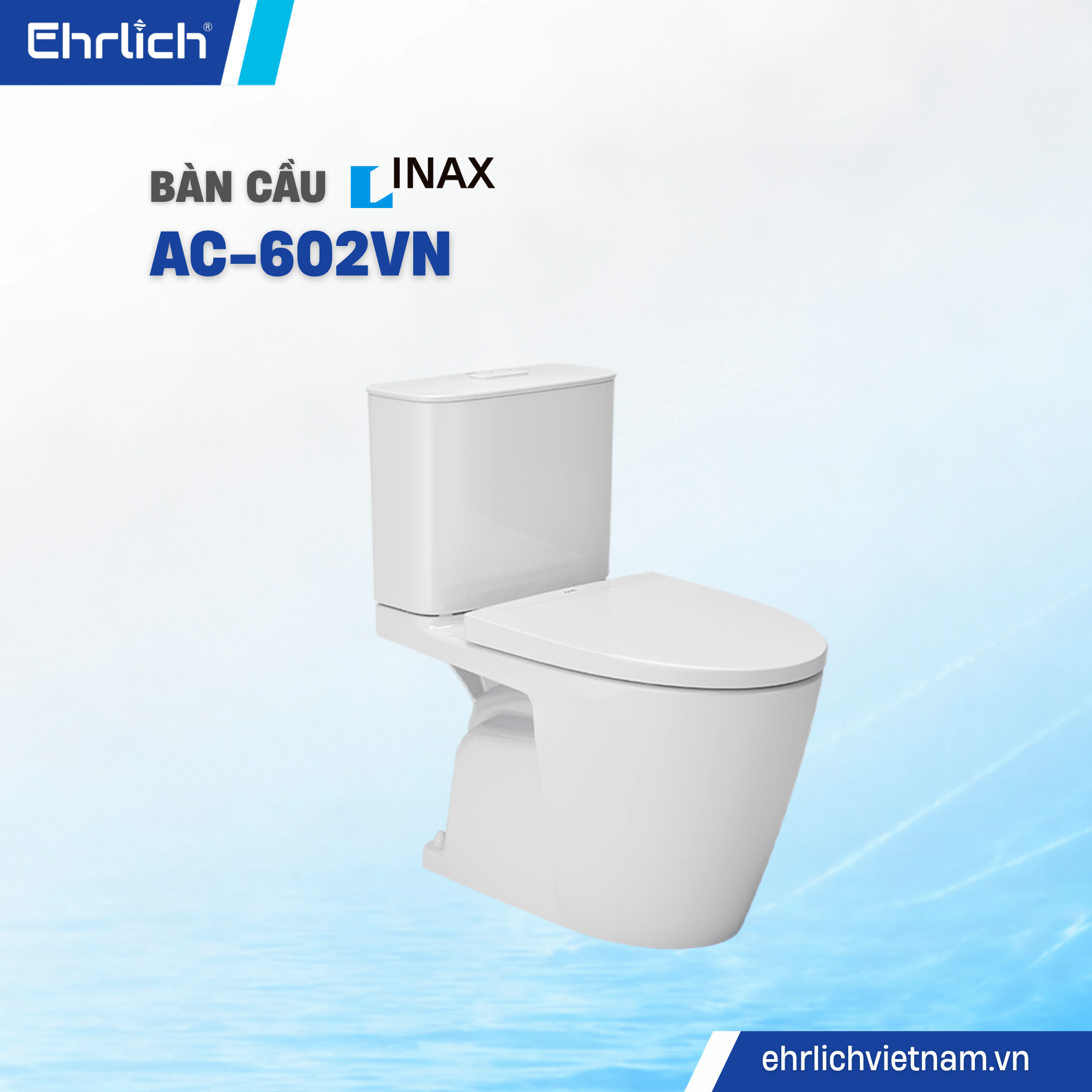 Bàn cầu 2 khối Inax AC-602VN