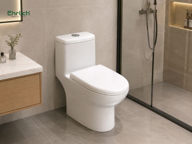 Bồn cầu 1 khối Ehrlich EHR-B683CT