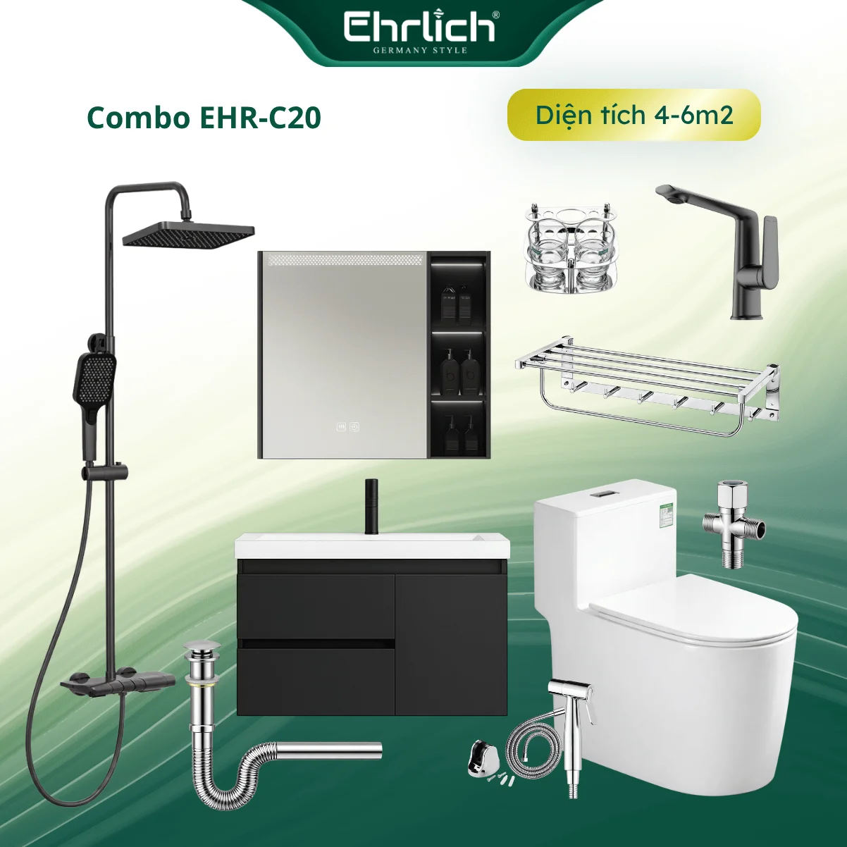 Combo Phòng Tắm EHR-C20