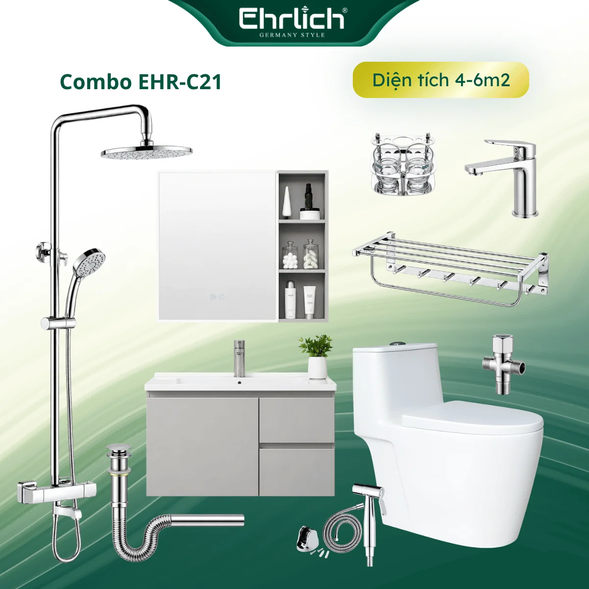Combo Phòng Tắm EHR-C21