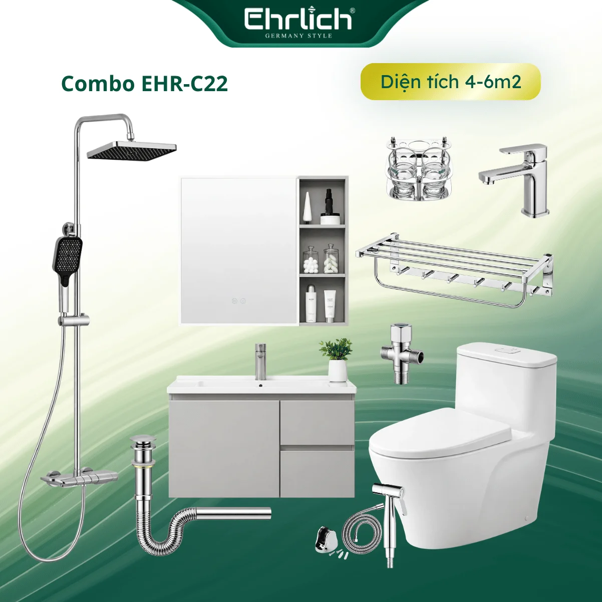 Combo Phòng Tắm EHR-C22
