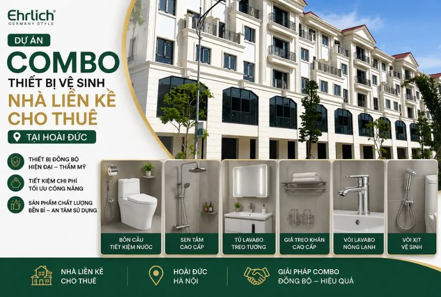 Dự án nhà liền kề cho thuê tại Hoài Đức